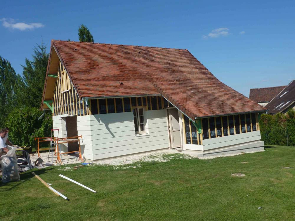 21. Bardage  d'une maison en Canexel (fibre de bois ) aucun entretien 