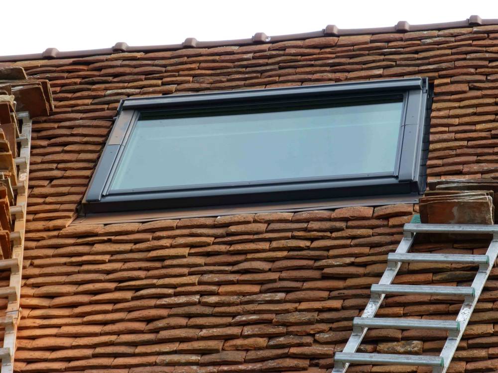 15 VELUX posé vue de l'extérieur